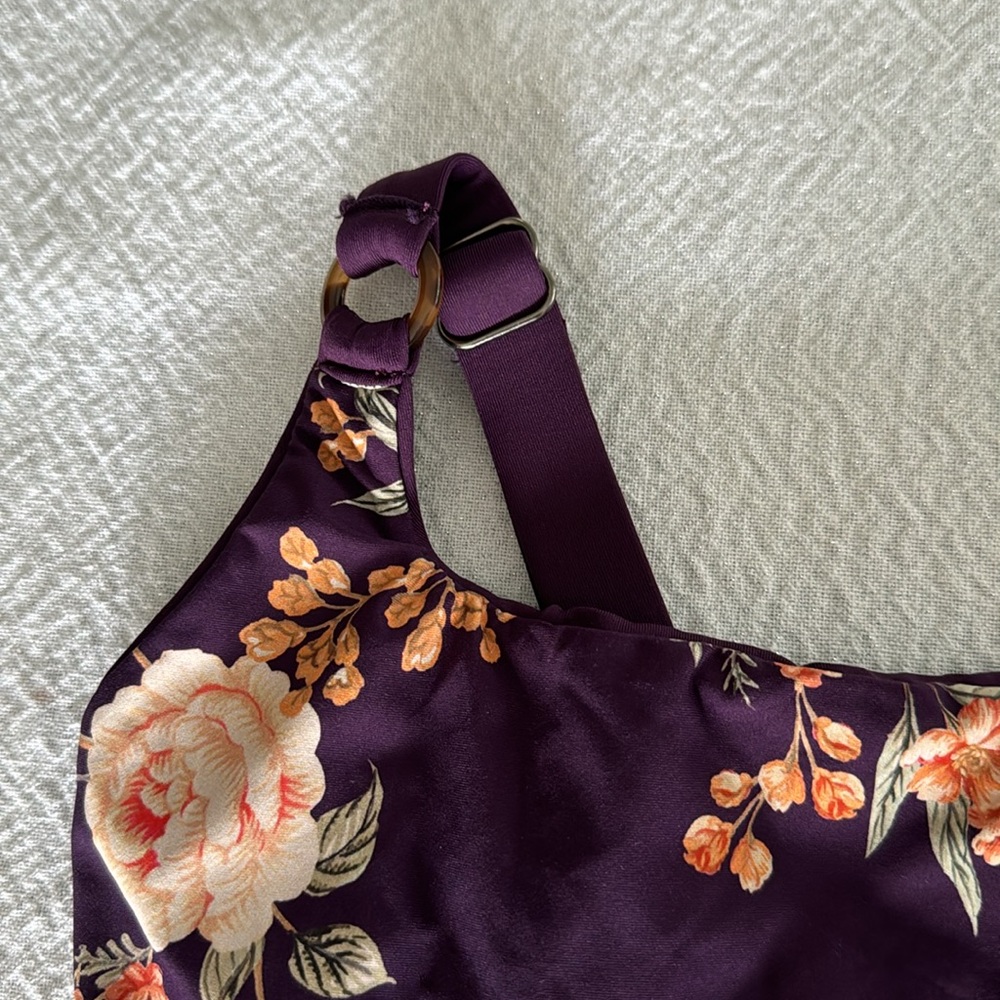 Maaji Dark Grape Layla Classic One Piece, Large, $174 - Picture 6 of 12
